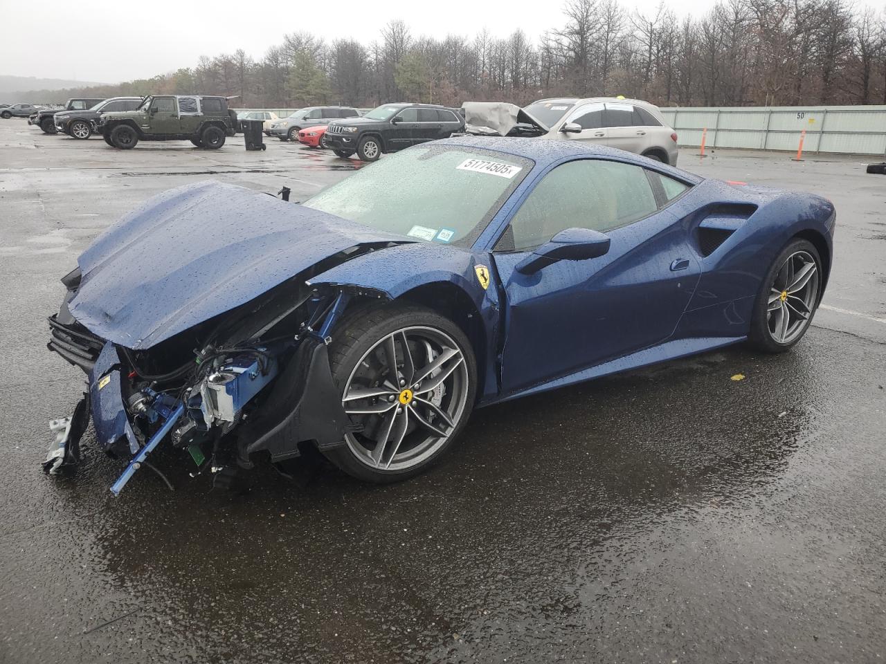 2018 Ferrari 488, VIN ZFF79ALA9J0230170 — Front end