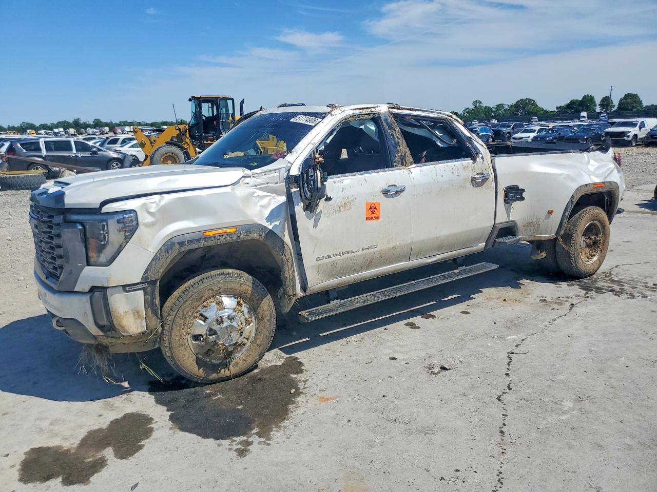 2024 GMC Sierra 3500HD Denali Ultimate, VIN 1GT49YEY5RF240210 — Rollover