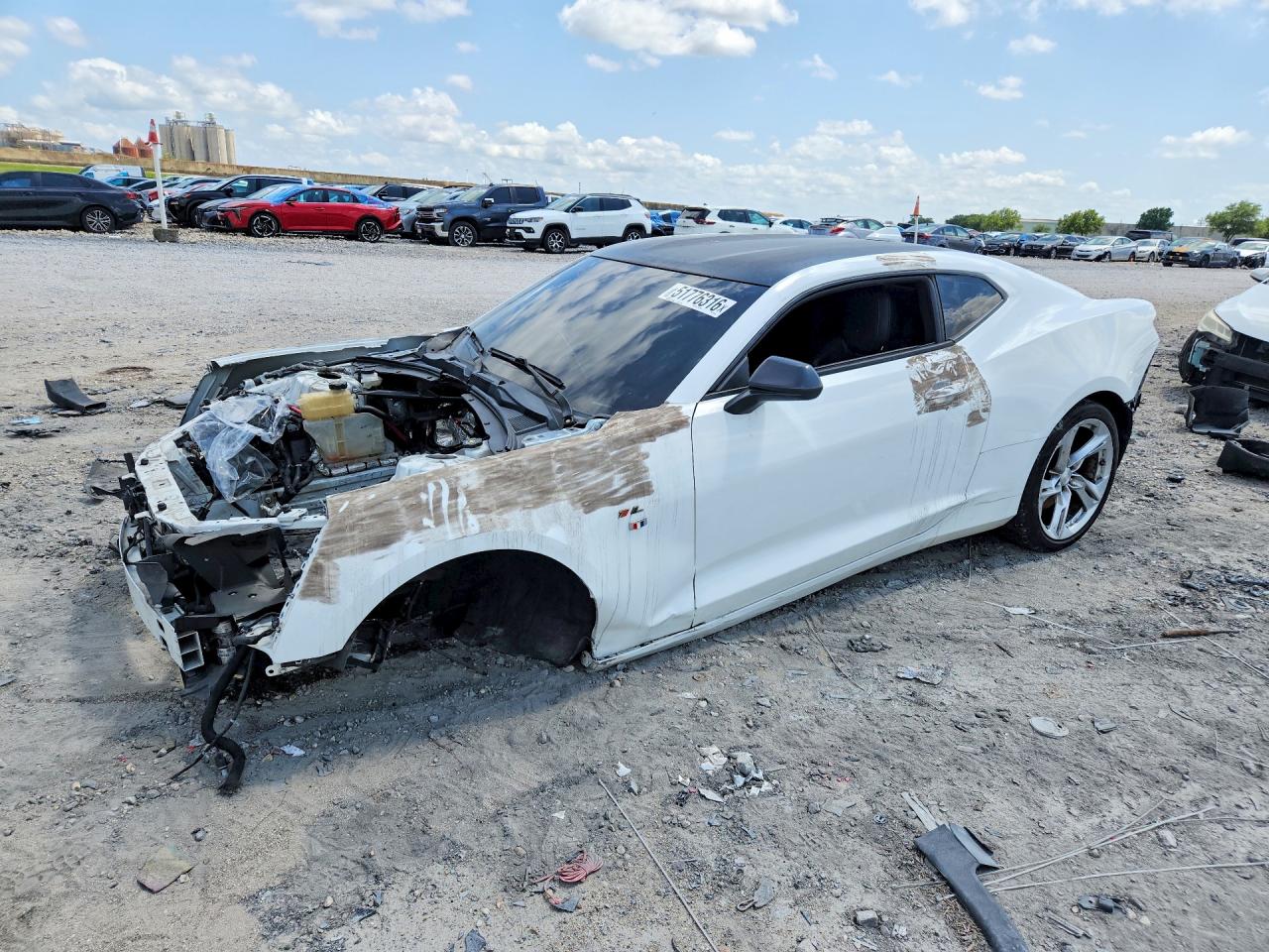 2021 Chevrolet Camaro 2SS, VIN 1G1FH1R74M0105213 — Stripped