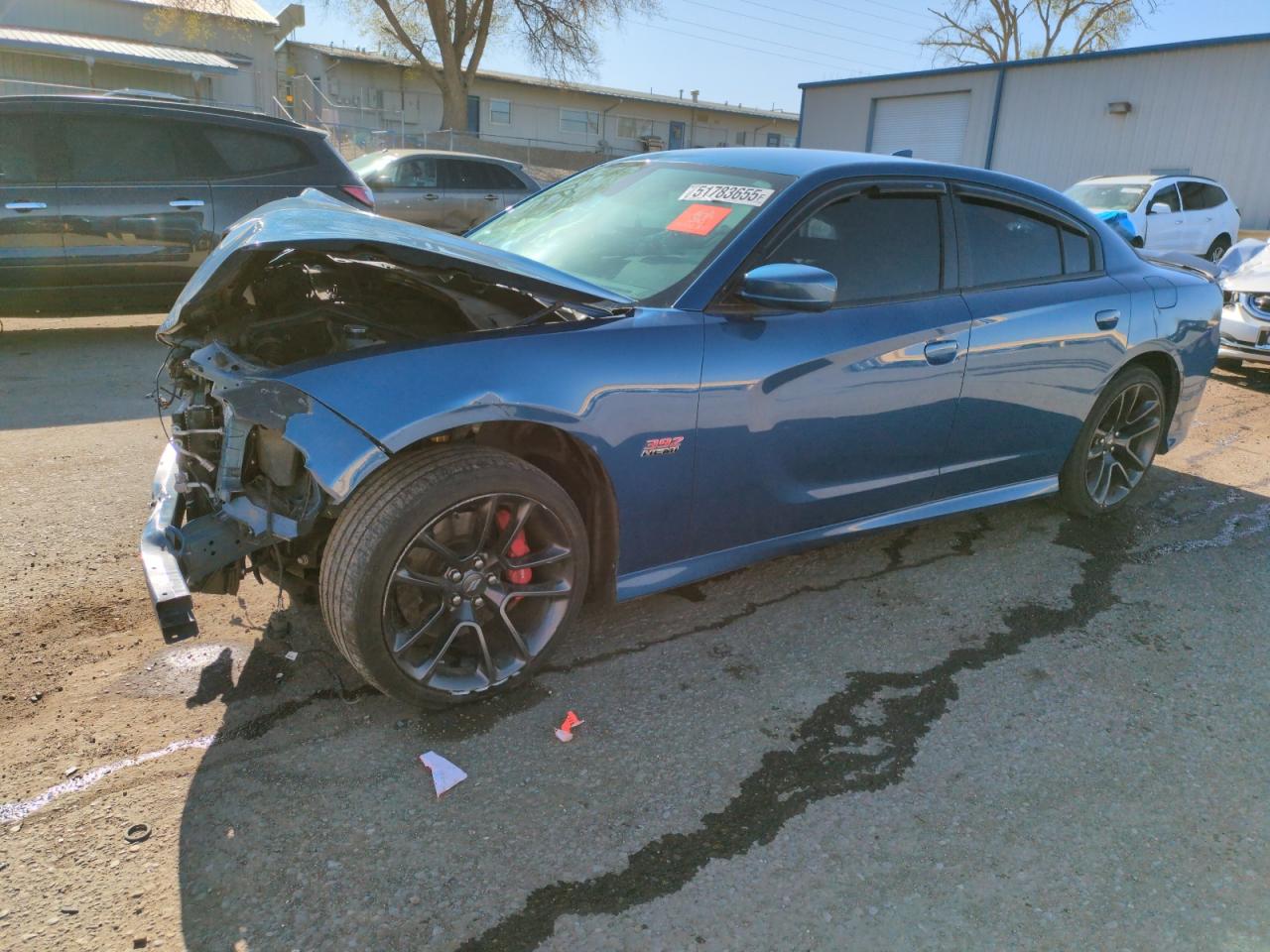 2021 Dodge Charger Scat Pack, VIN 2C3CDXGJ0MH581059 — Front end