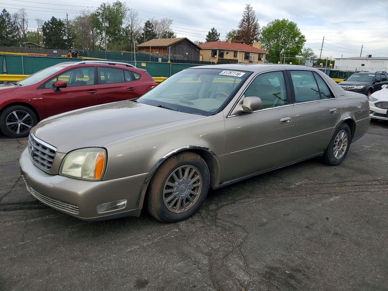 2004 Cadillac DeVille DHS, VIN 1G6KE54Y34U119783 — Hail