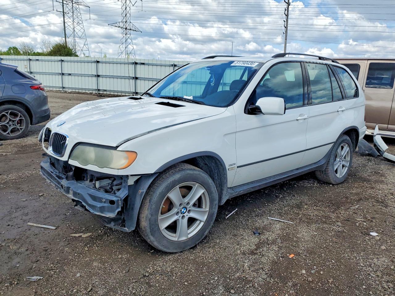 2003 BMW X5 3.0i, VIN 5UXFA53503LV92304 — Перед