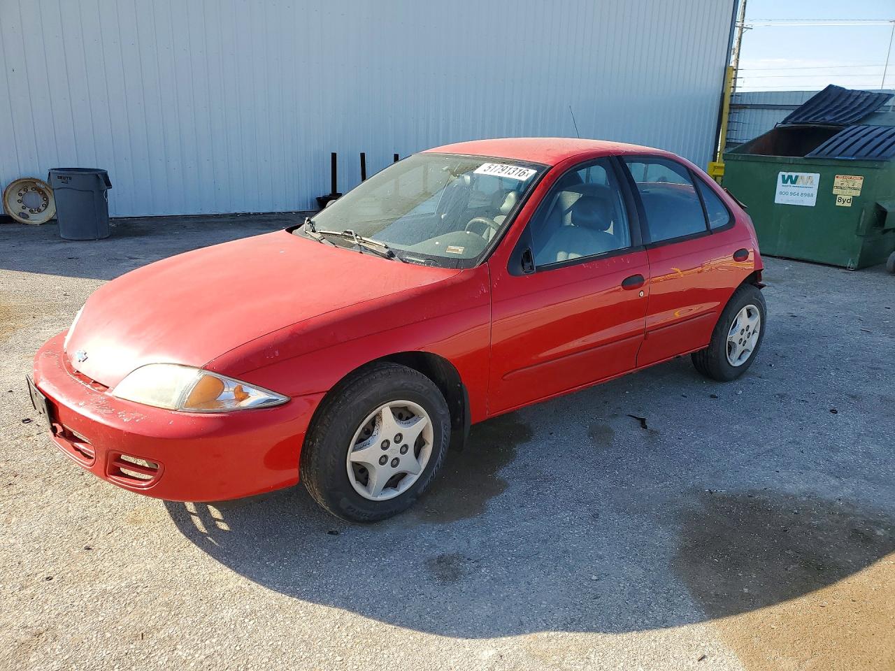2002 Chevrolet Cavalier, VIN 1G1JC524927164164 — Rear end