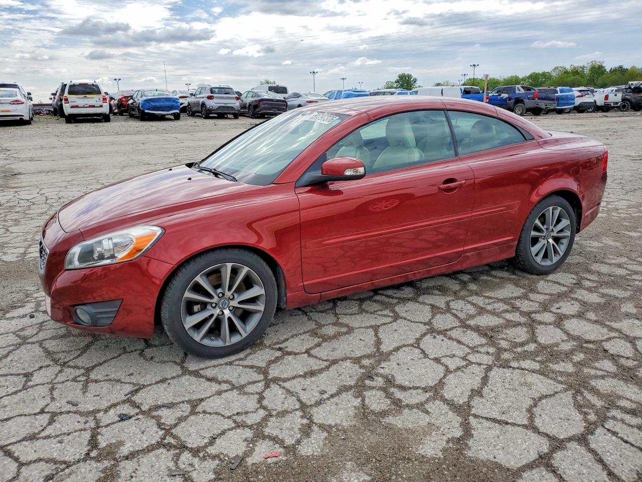 2012 Volvo C70 T5, VIN YV1672MC3CJ126495 — Prior damage history
