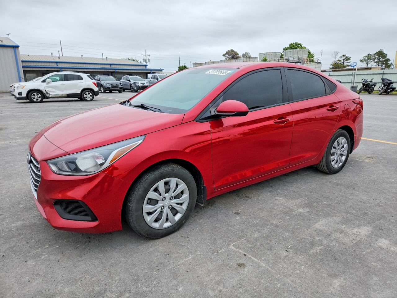 2022 Hyundai Accent SEL, VIN 3KPC24A62NE172031 — Hail