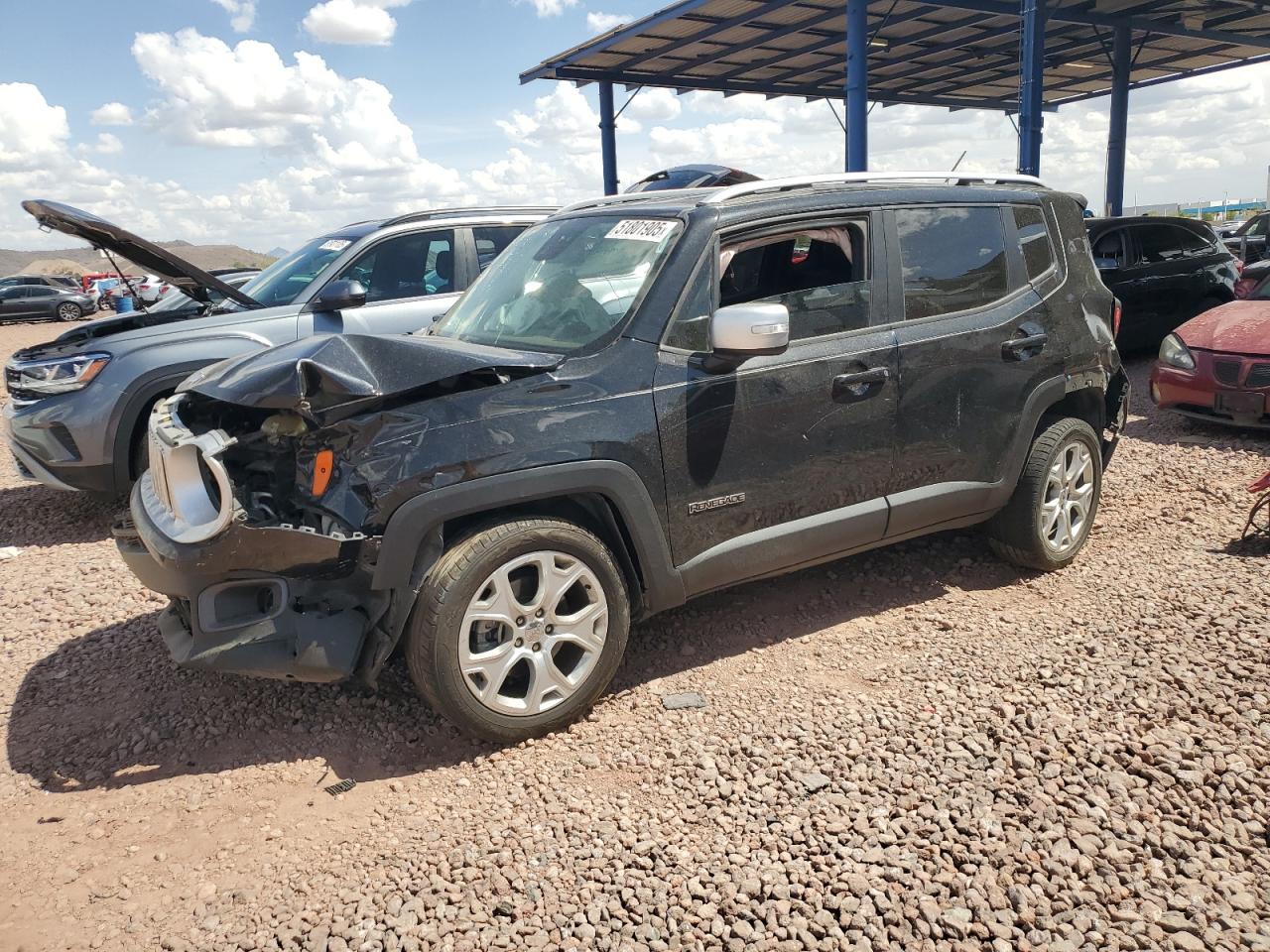 2016 Jeep Renegade Limited, VIN ZACCJADT3GPE12485 — All over