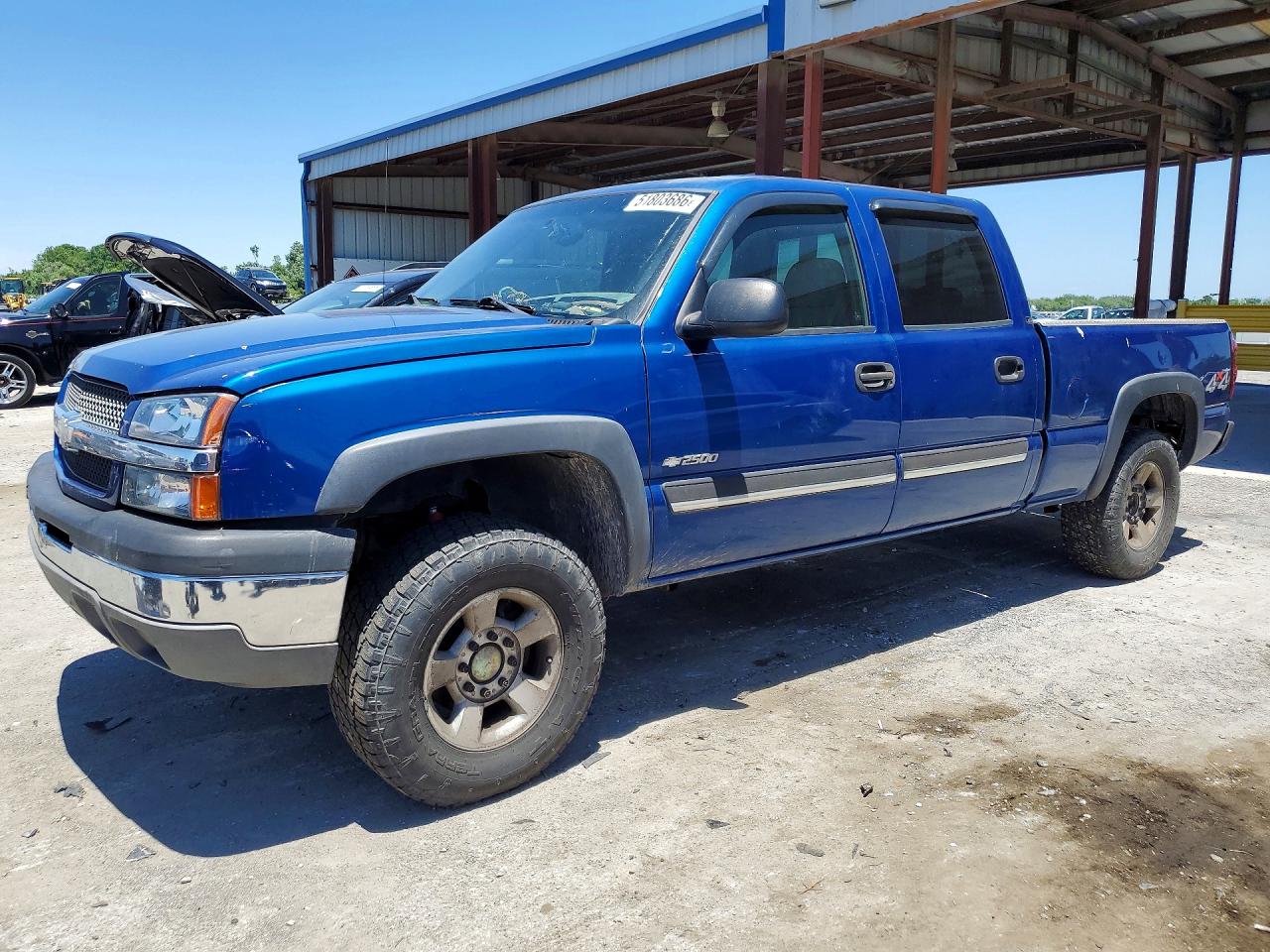 2004 Chevrolet Silverado 2500 LT, VIN 1GCGK23U44F139649 — Rear end