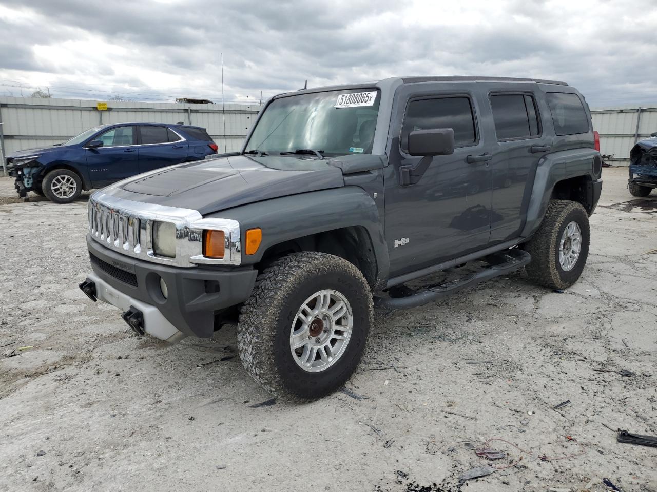 2008 Hummer H3 SUV, VIN 5GTEN13E788121926 — Roof