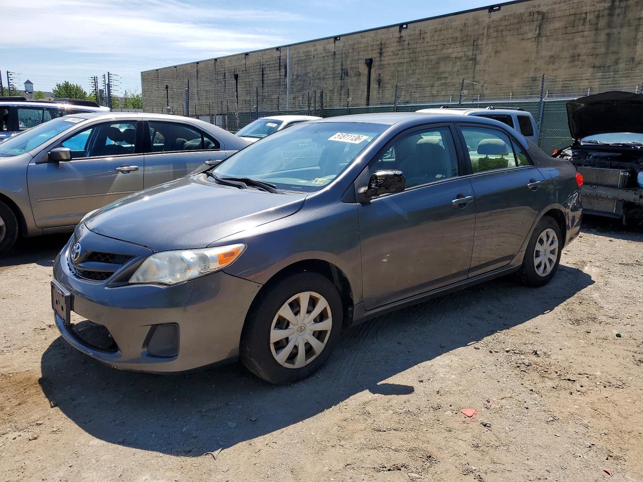 2011 Toyota Corolla LE, VIN JTDBU4EE1B9128139 — Rear end