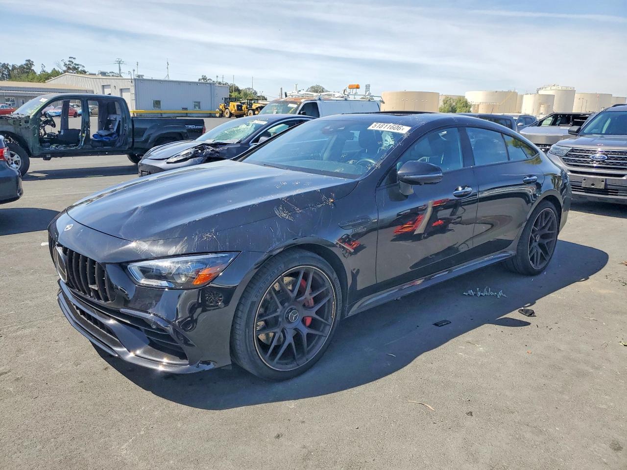 2022 Mercedes-Benz AMG GT 43, VIN W1K7X5KB9NA053325 — Rear end