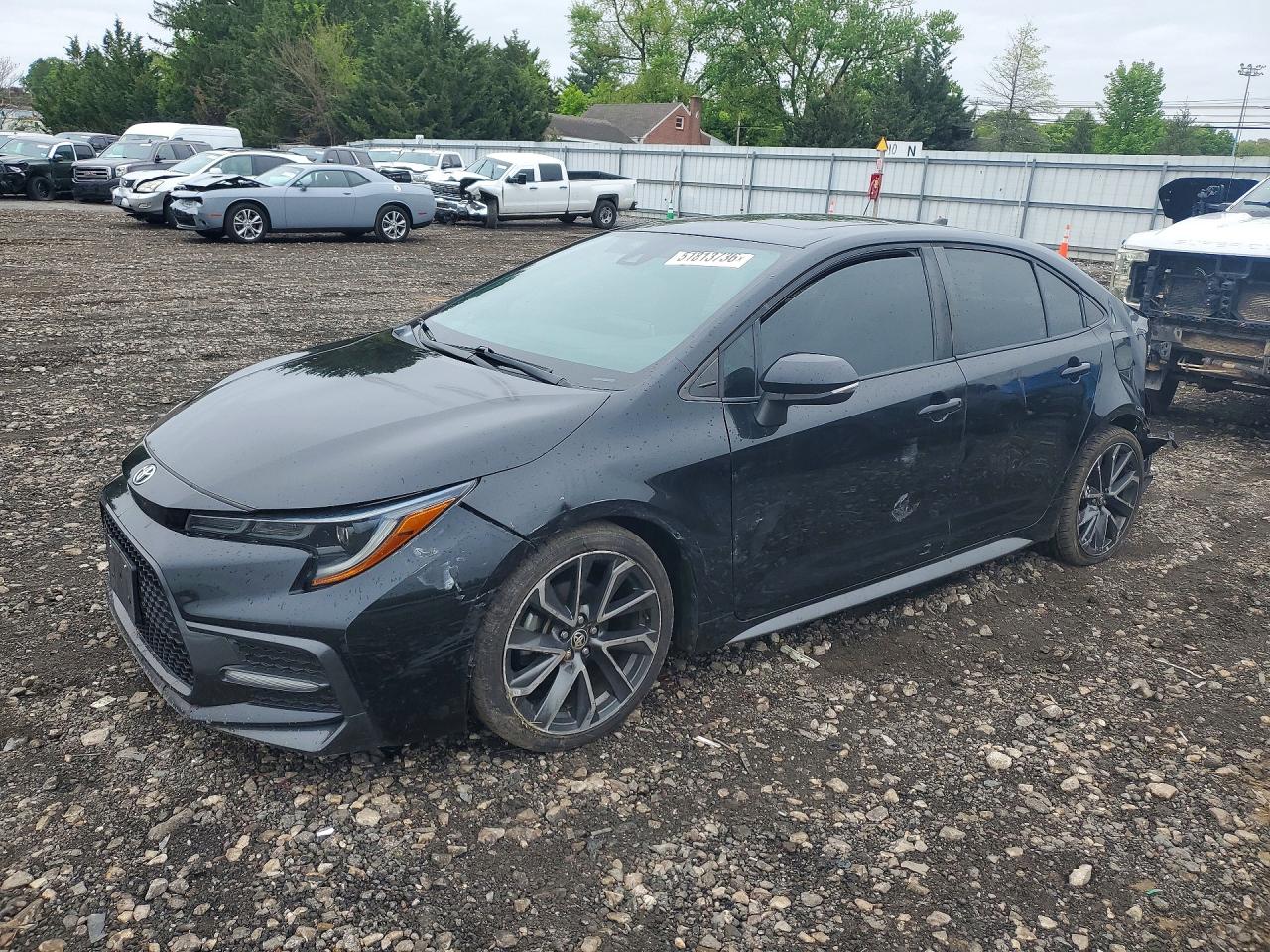 2020 Toyota Corolla XSE, VIN 5YFT4RCE6LP049128 — Rear end