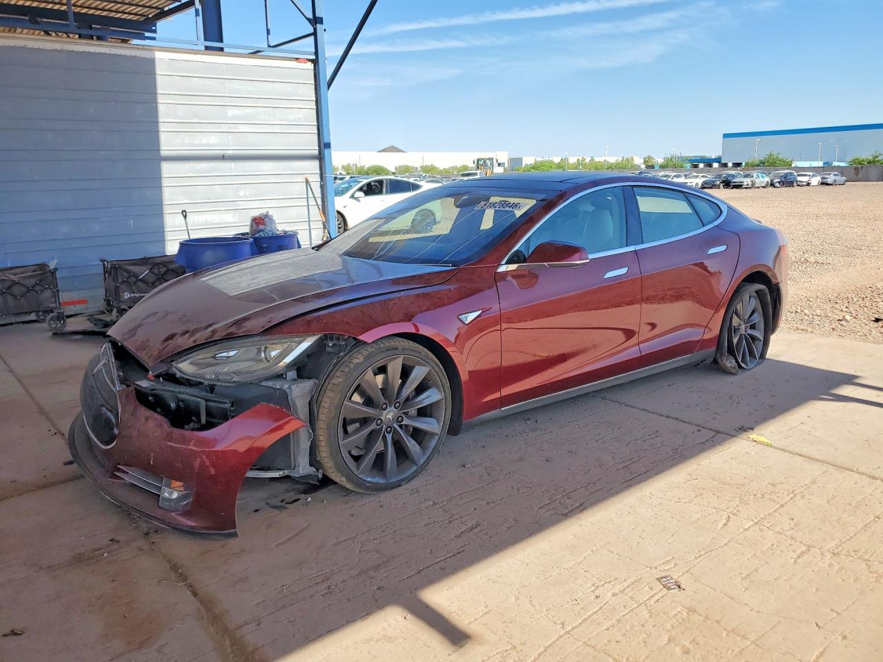 2012 Tesla Model S Performance, VIN 5YJSA1DP4CFS00467 — Перед