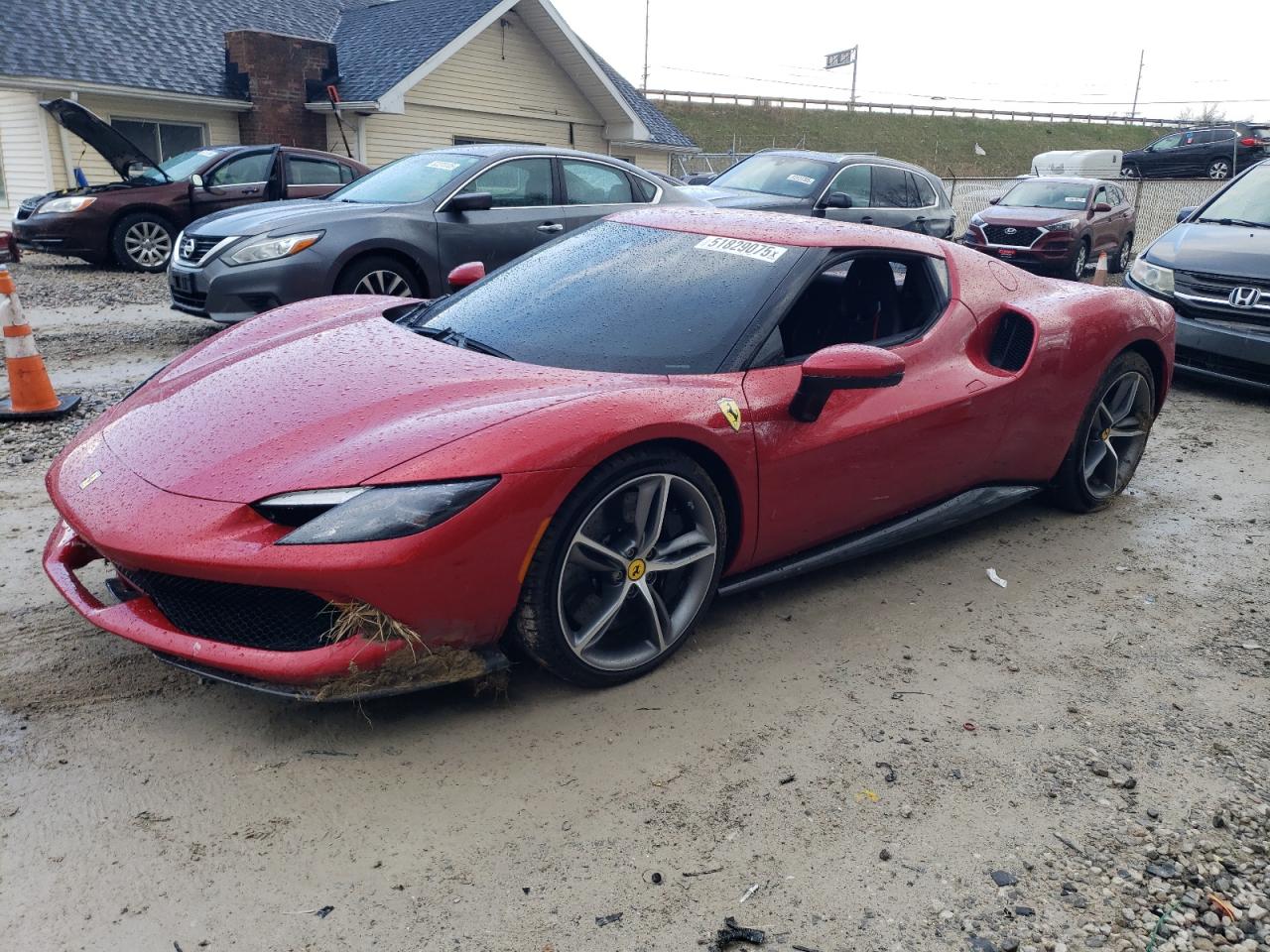 2022 Ferrari 296, VIN ZFF99SLAXN0283335 — Перед