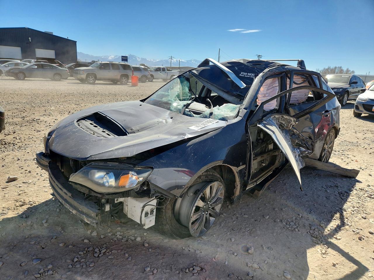 2010 Subaru WRX WRX, VIN JF1GH7G62AG822792 — Front end