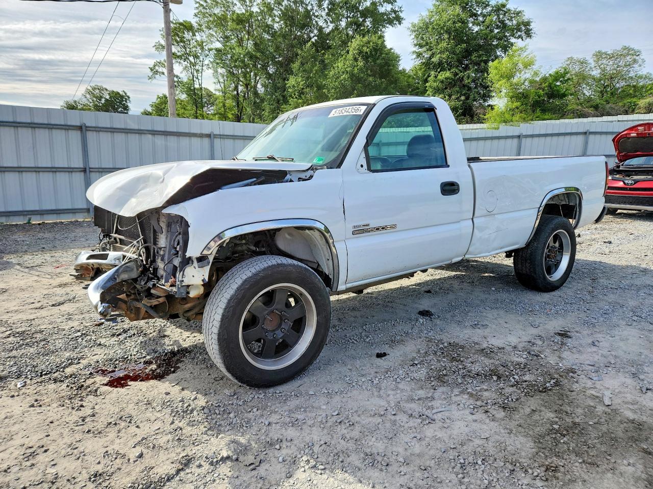 2007 GMC Sierra 2500HD Work Truck, VIN 1GTHC24D97E179347 — Перед