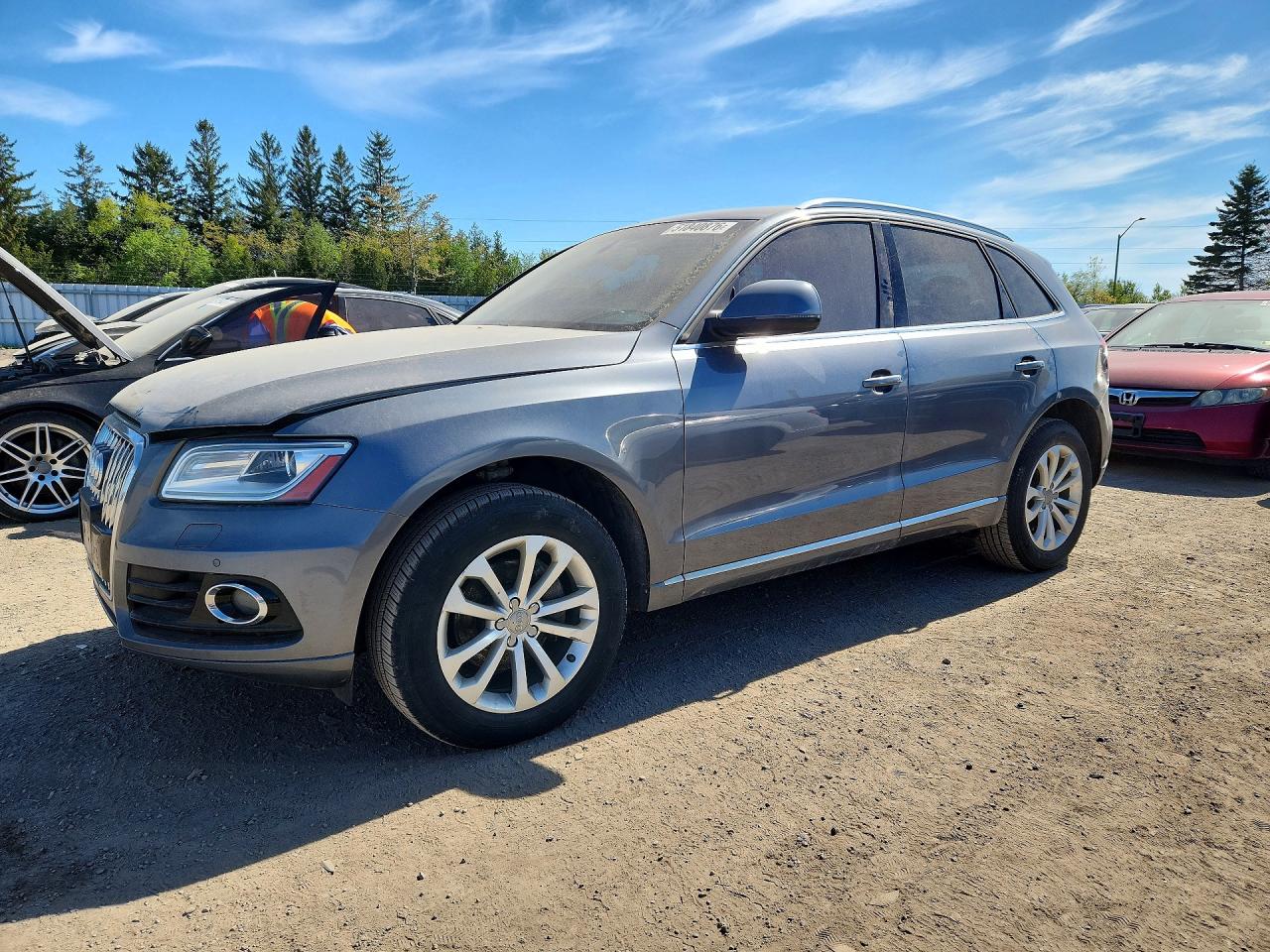 2013 Audi Q5 Premium Plus, VIN WA1VFCFP3DA002703 — Water / flood