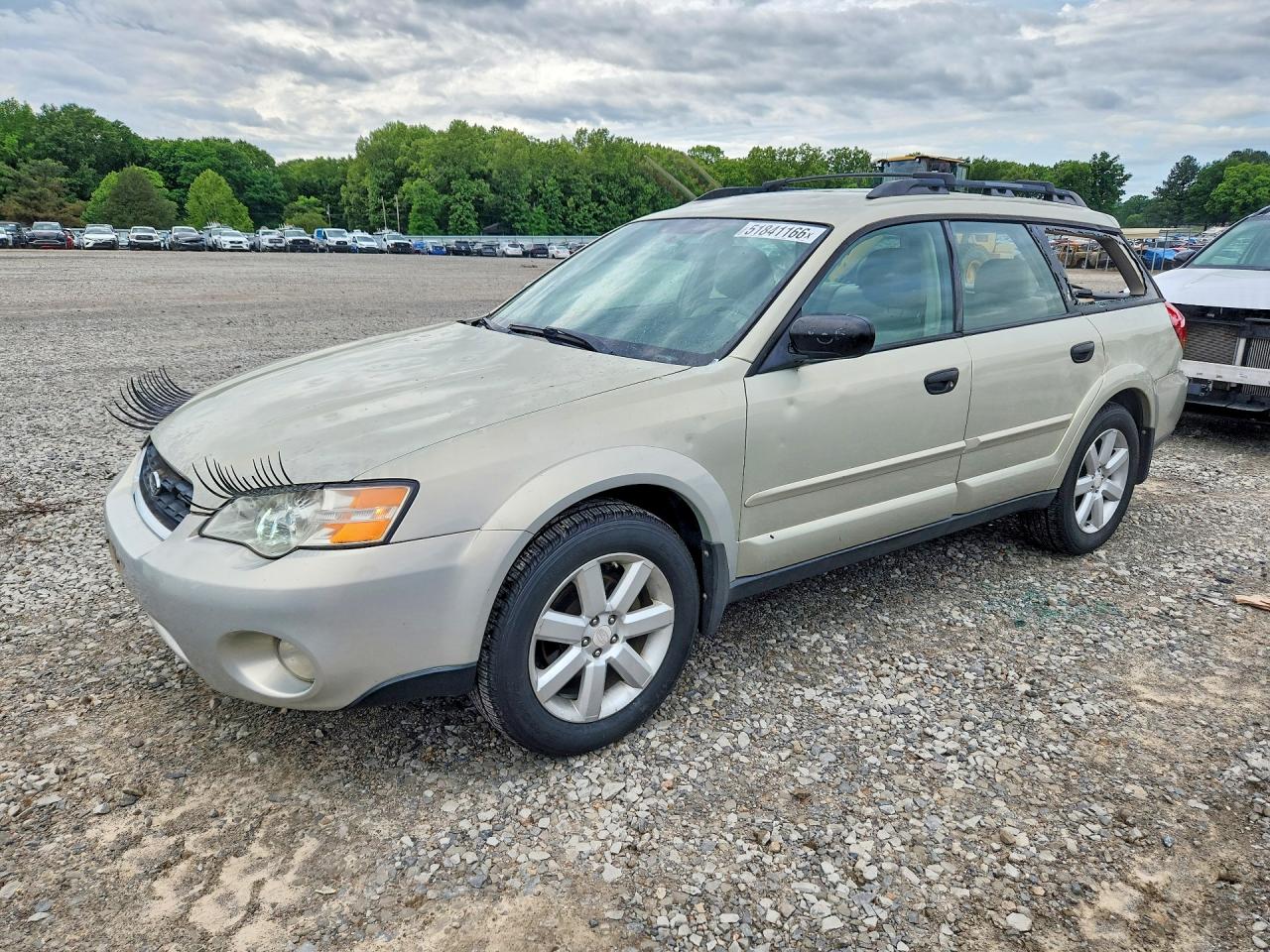 2007 Subaru Legacy Outback Basic, VIN 4S4BP61C277344846 — Зад