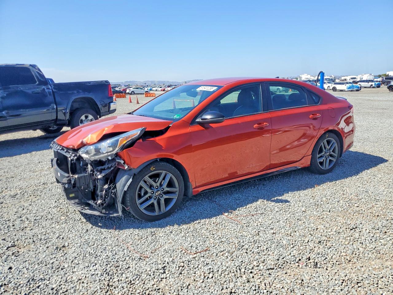 2021 Kia Forte GT-Line, VIN 3KPF34AD2ME390204 — Front end