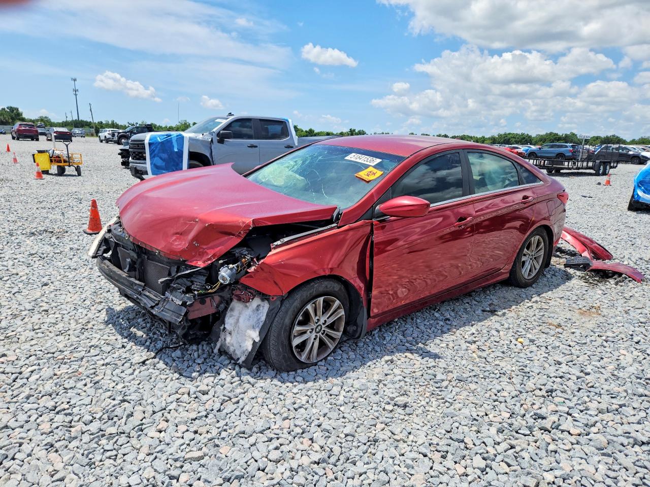 2013 Hyundai Sonata GLS, VIN 5NPEB4AC1DH775769 — Front end