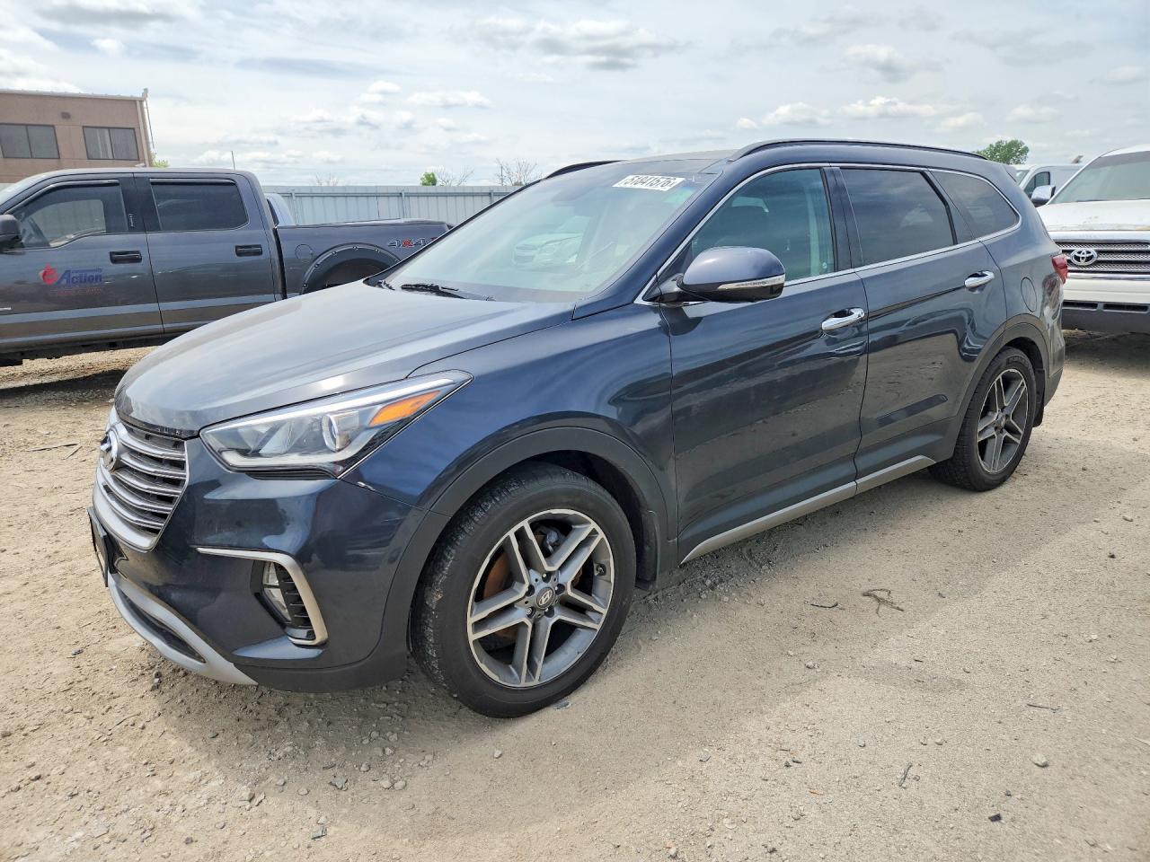2017 Hyundai Santa Fe Limited Ultimate, VIN KM8SR4HF8HU204043 — Minor dents and scratches