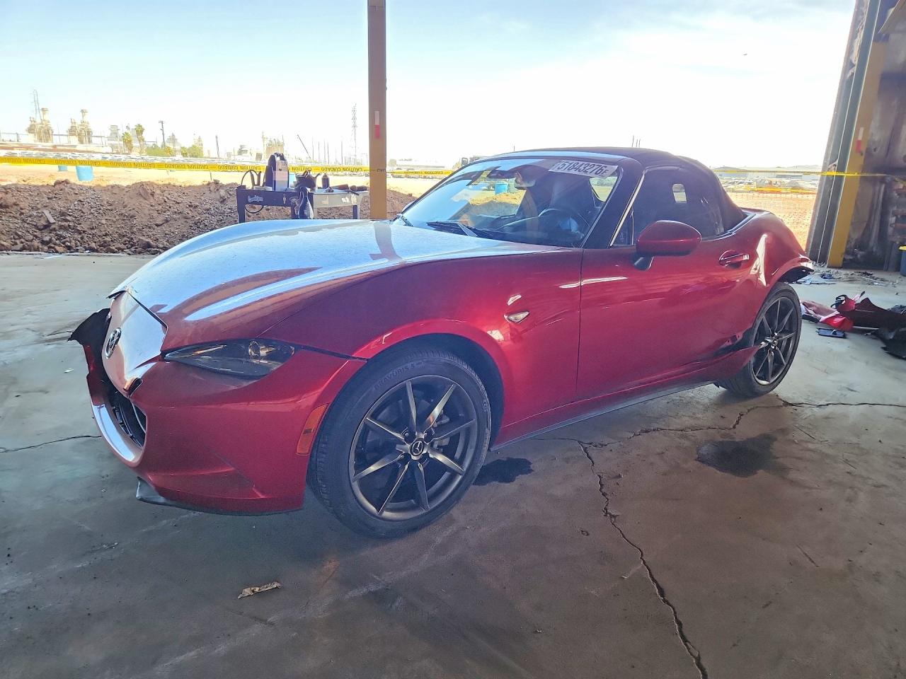 2016 Mazda MX-5 Miata Grand Touring, VIN JM1NDAD73G0110798 — Rear end