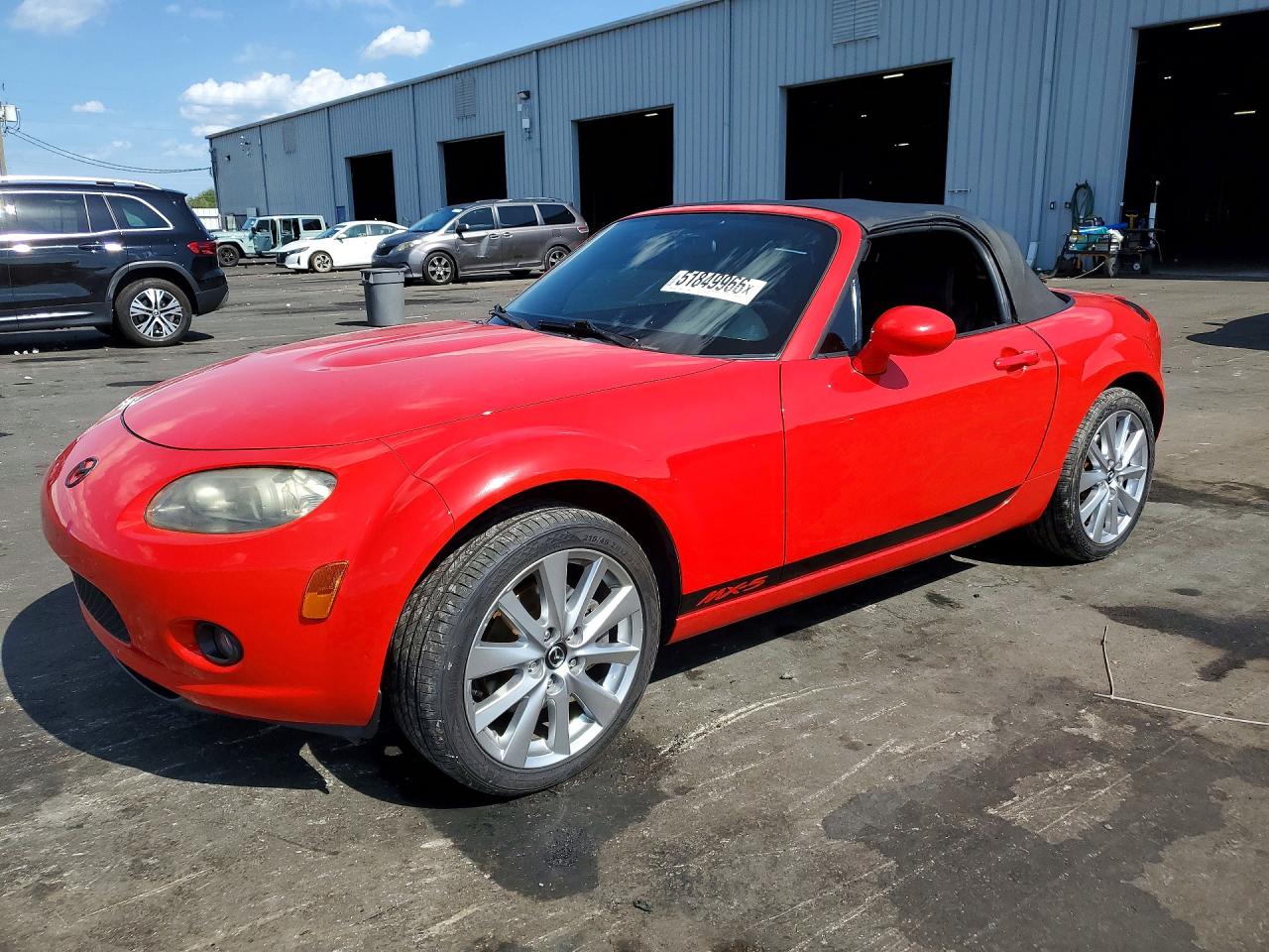 2006 Mazda MX-5 Miata Grand Touring, VIN JM1NC25F760119632 — Minor dents and scratches