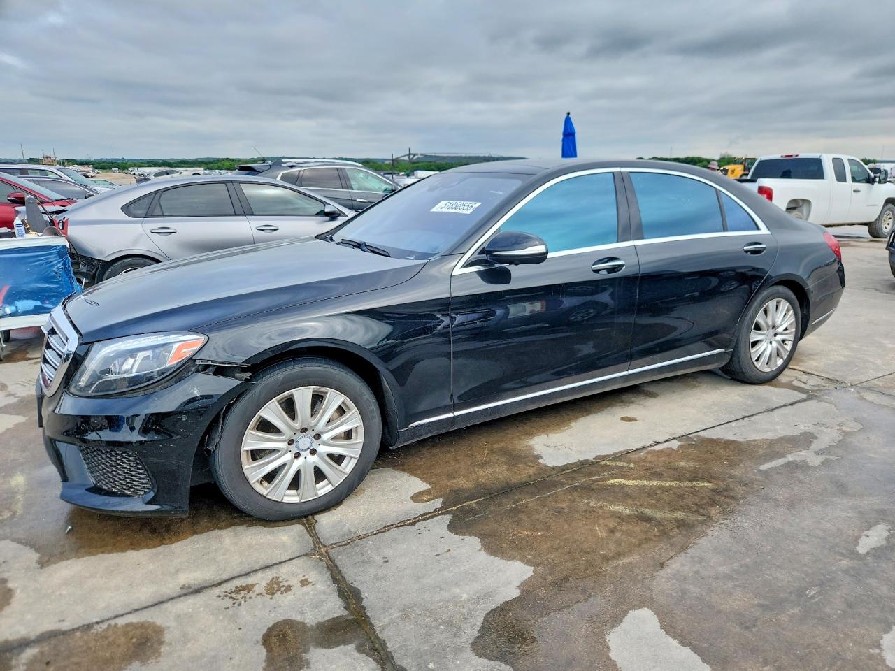 2014 Mercedes-Benz S 550, VIN WDDUG8CBXEA063087 — Front end