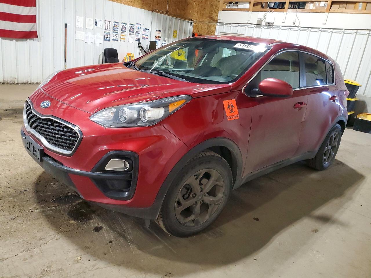 2020 Kia Sportage LX, VIN KNDPMCAC3L7636730 — Biohazard / chemical