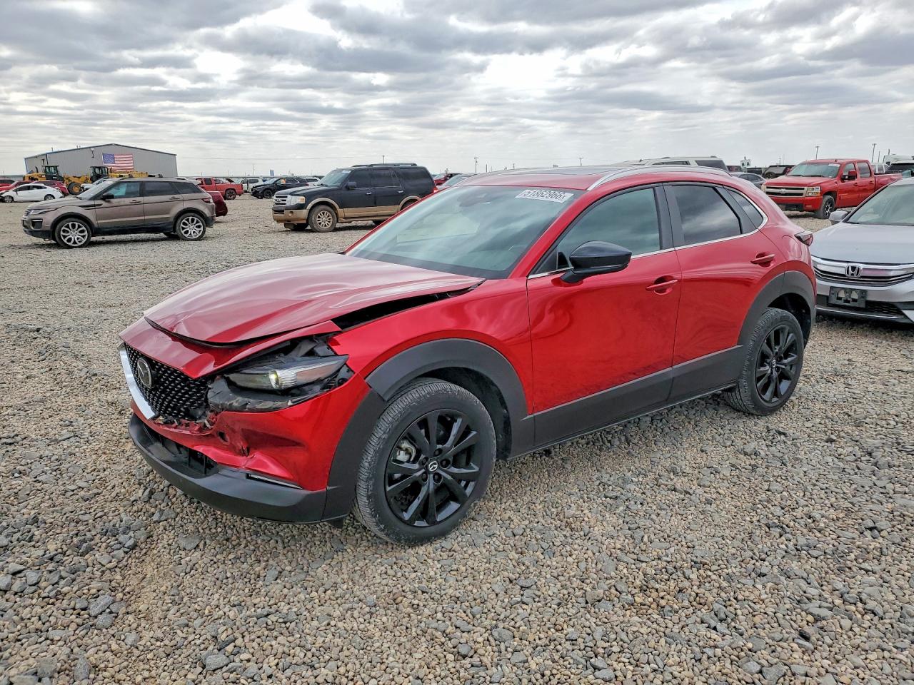 2022 Mazda CX-30 2.5 Turbo, VIN 3MVDMBAYXNM448223 — Front end