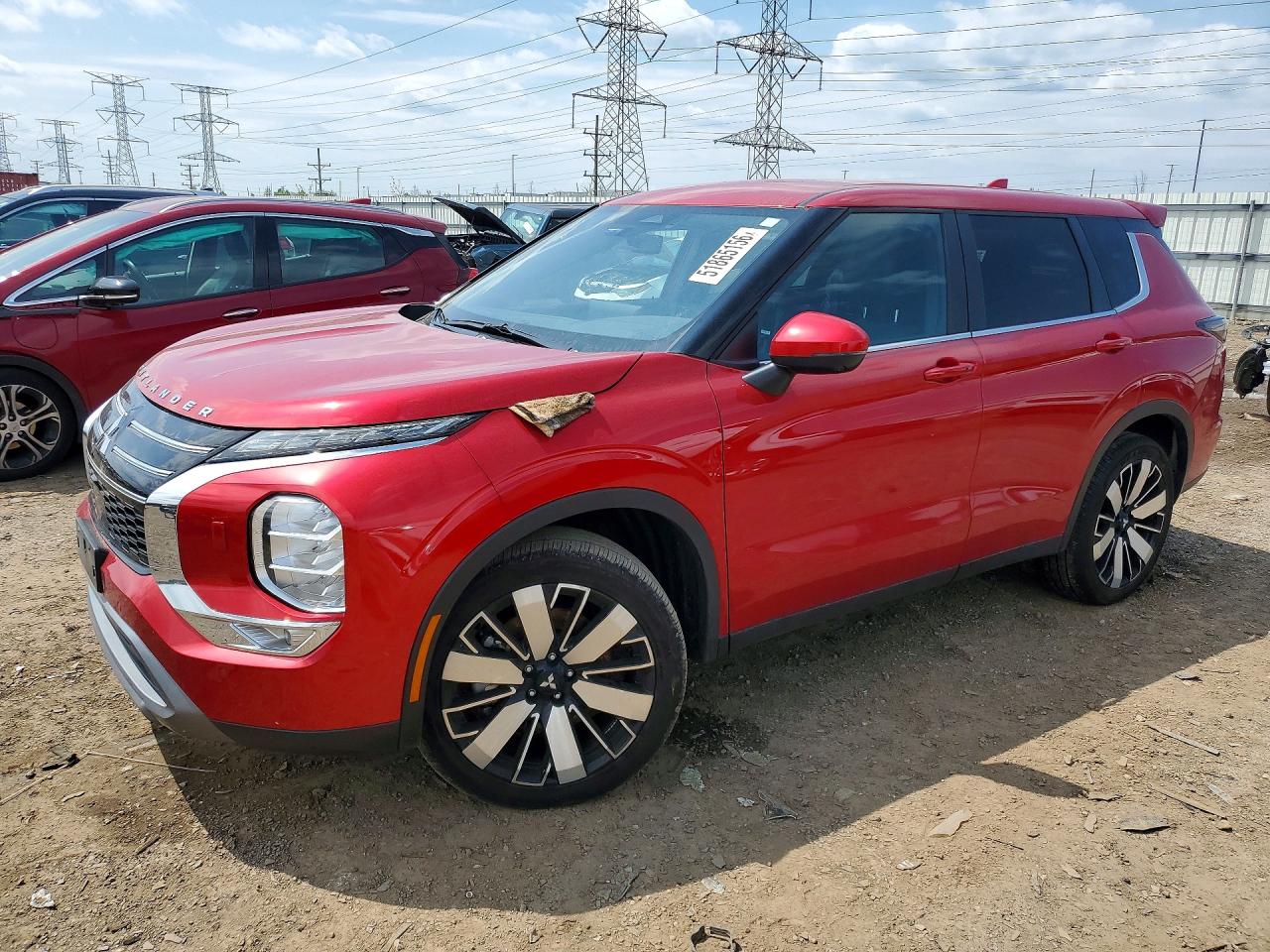 2025 Mitsubishi Outlander SE, VIN JA4J4VA87SZ035248 — Rear end