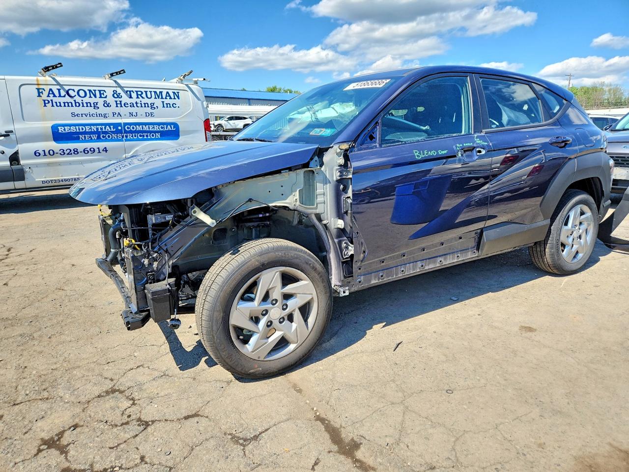 2026 Hyundai Kona SE, VIN KM8HACAB4TU423366 — Rejected repair