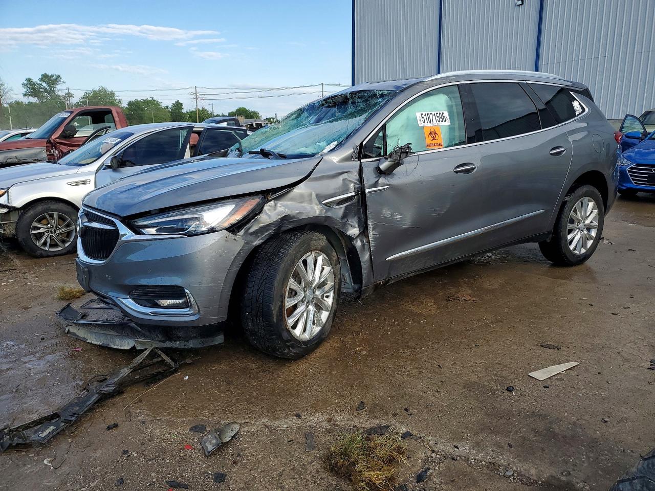 2019 Buick Enclave Premium, VIN 5GAEVBKW1KJ150251 — Опрокидывание