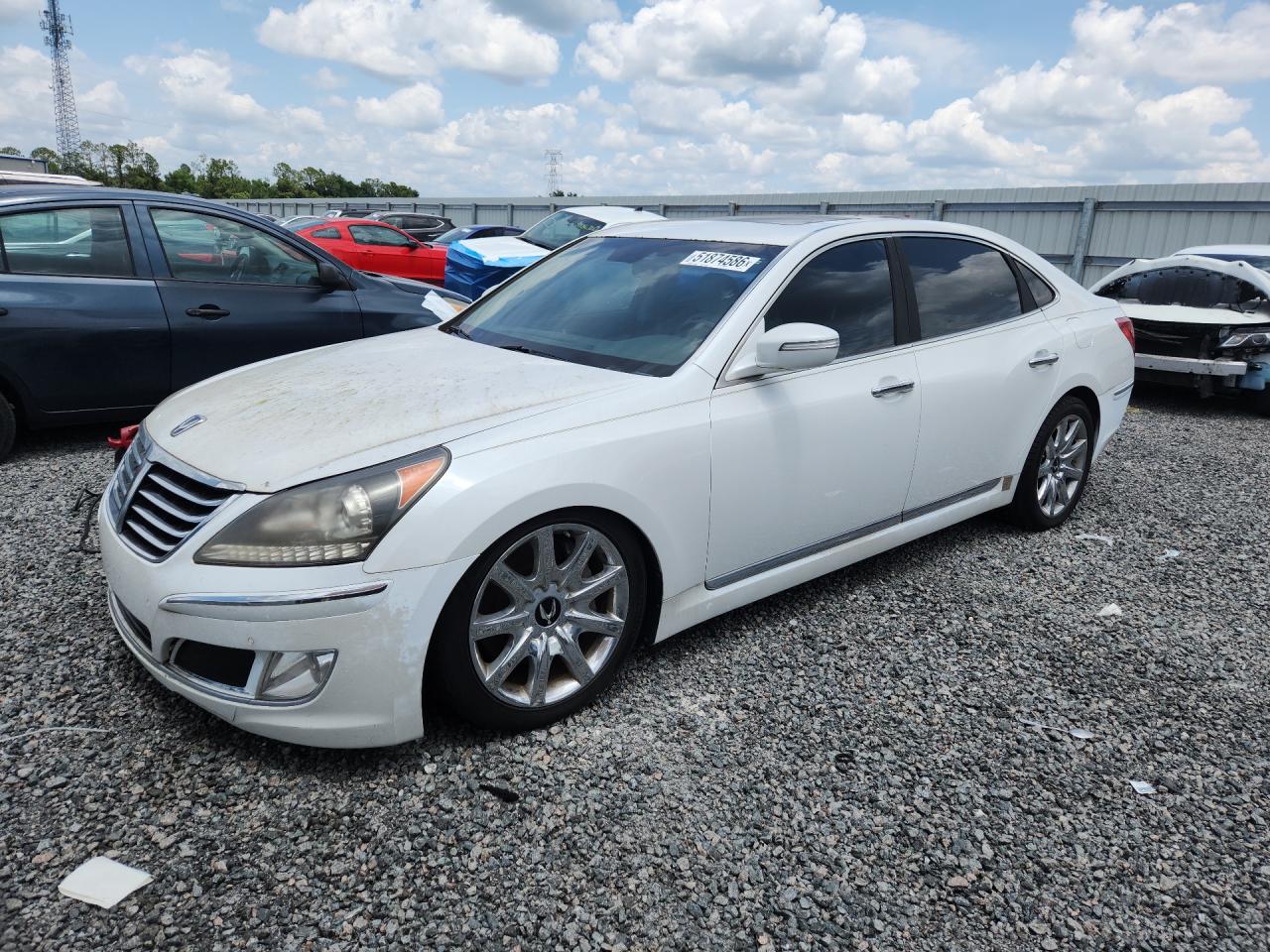 2013 Hyundai Equus Ultimate, VIN KMHGH4JH2DU058124 — Normal wear