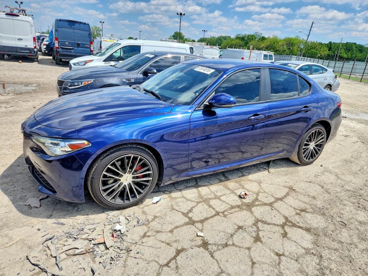 2017 Alfa Romeo Giulia, VIN ZARFAEDN6H7550466 — Normal wear