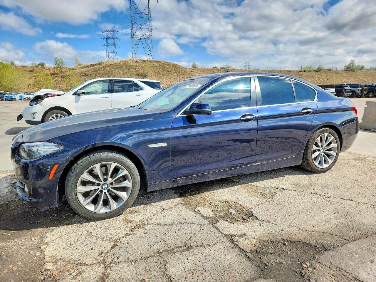 2016 BMW 5 Series 528i, VIN WBA5A5C57GG350909 — Rear end