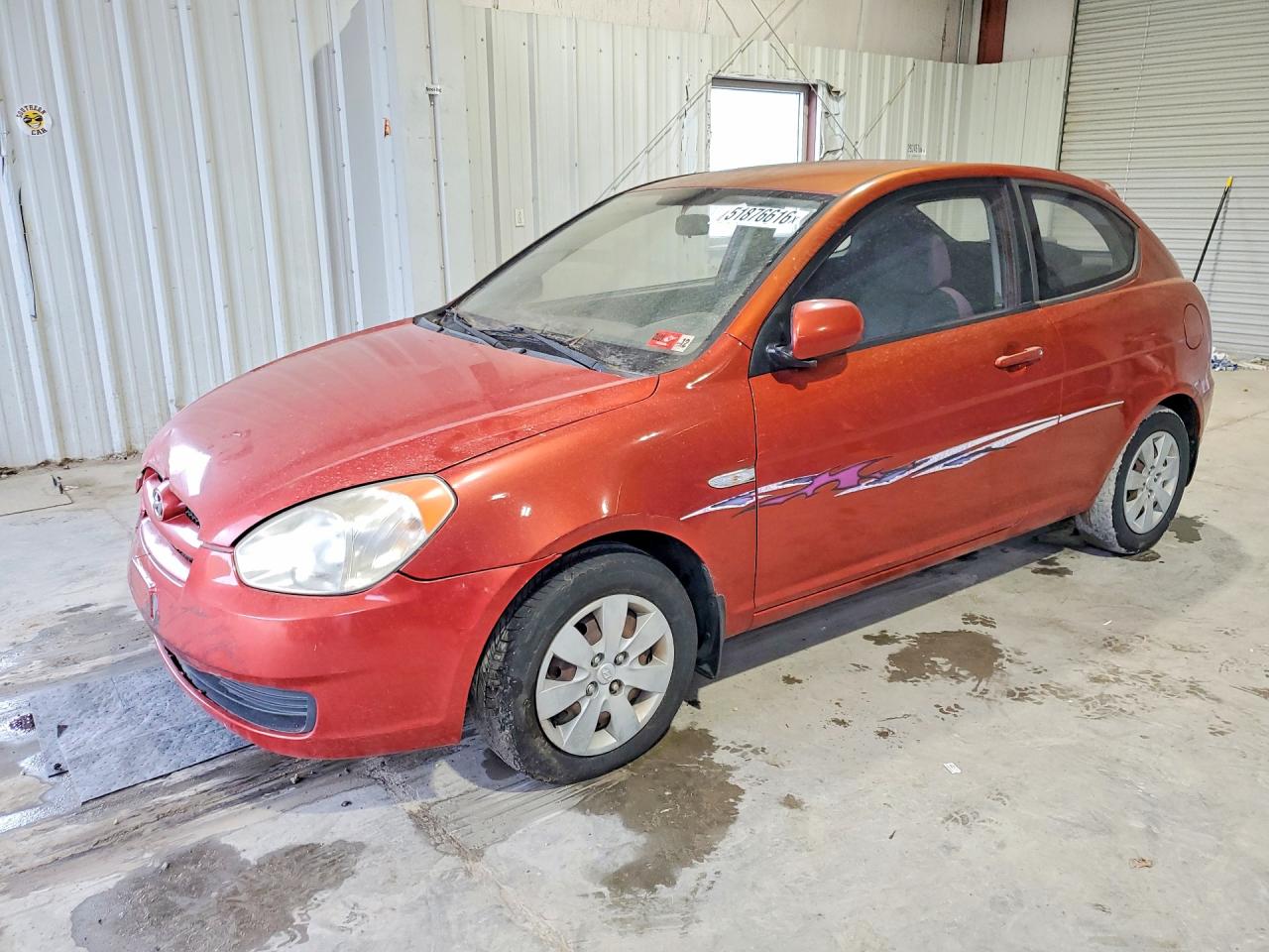 2010 Hyundai Accent GS, VIN KMHCM3AC1AU151544 — Front end