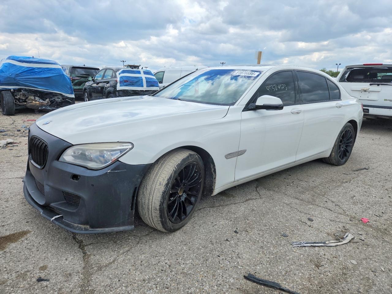 2015 BMW 7 Series 750Li, VIN WBAYE8C55FD781476 — Ранее повреждён