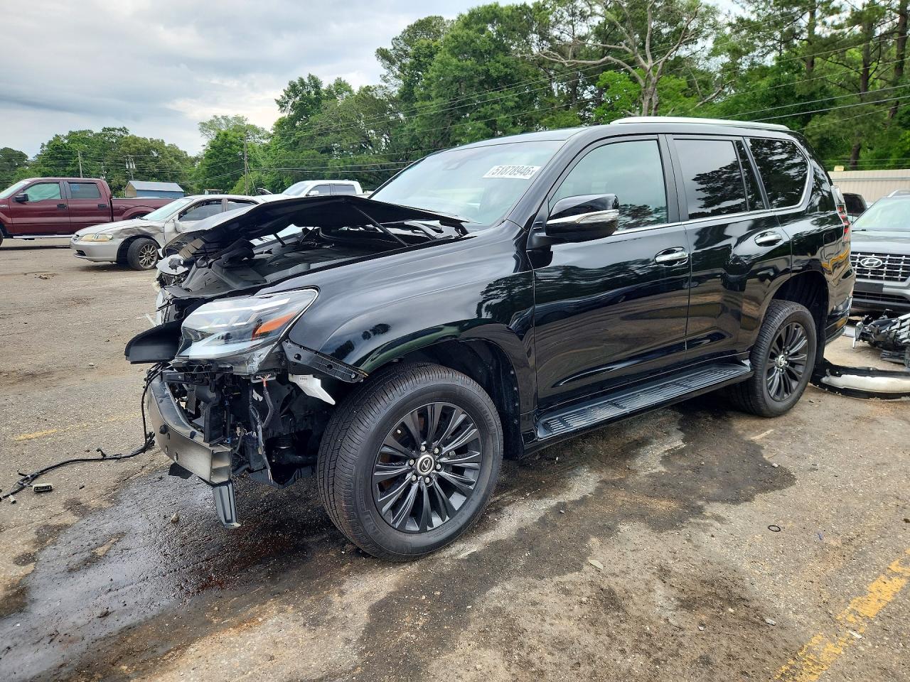 2019 Lexus GX 460 Luxury, VIN JTJGM7BX8P5357846 — Front end