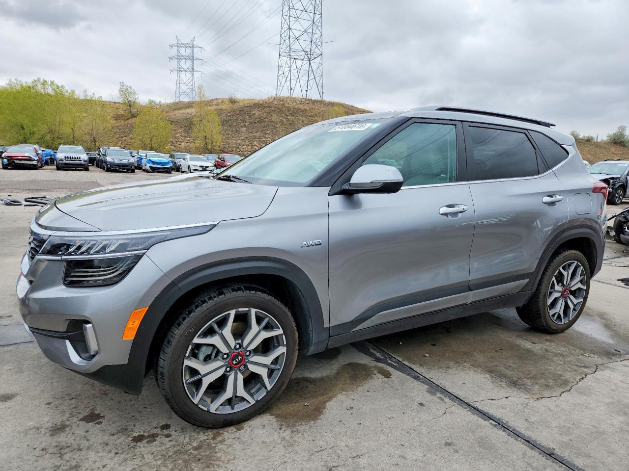 2021 Kia Seltos SX, VIN KNDETCA20M7186750 — Hail