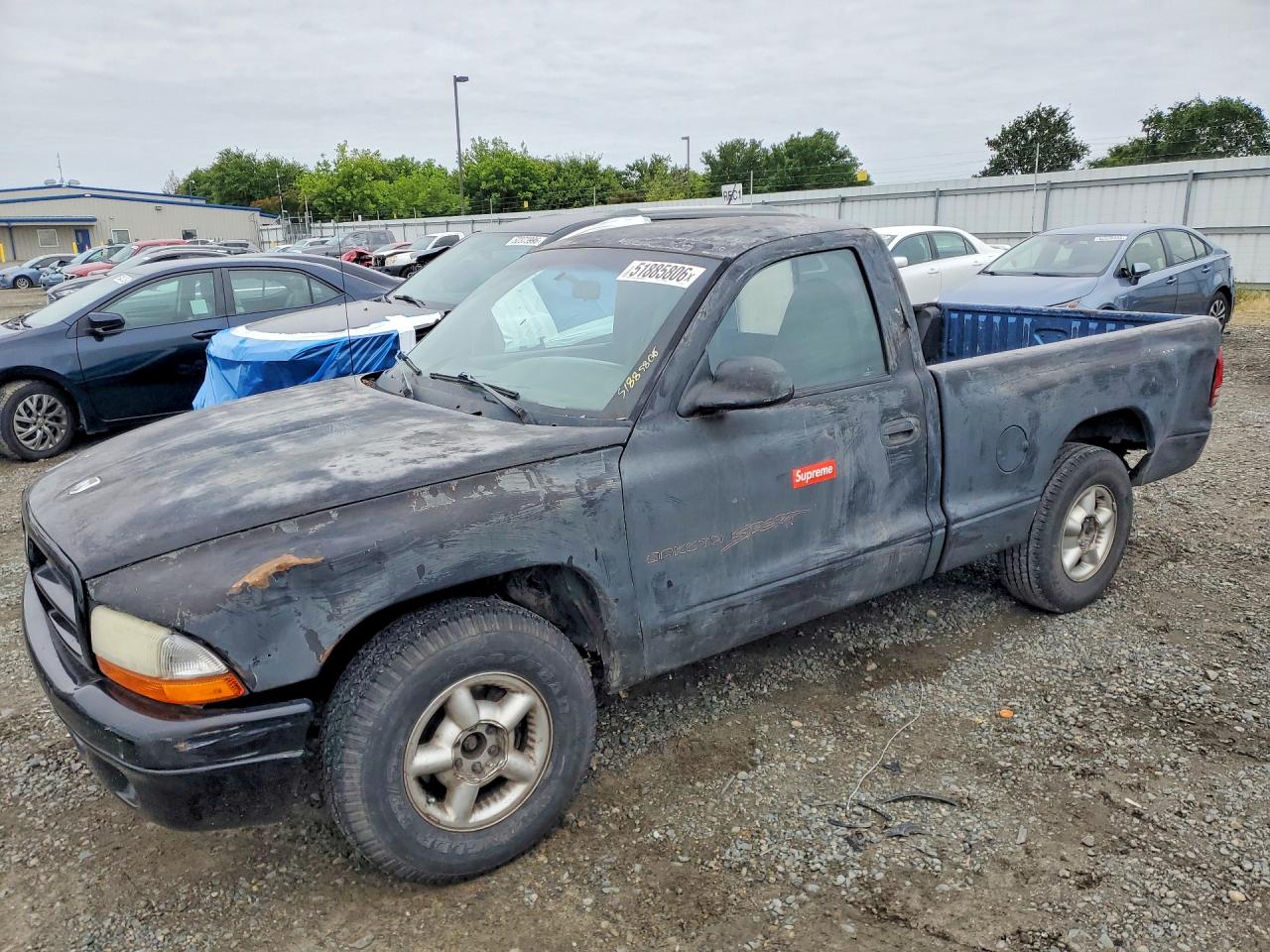 1997 Dodge Dakota, VIN 1B7FL26X4VS252332 — Зад