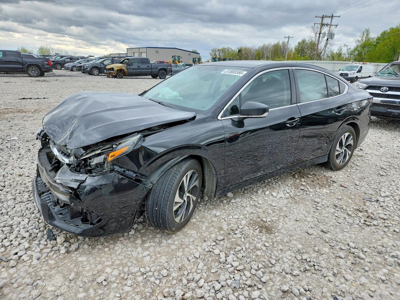2020 Subaru Legacy, VIN 4S3BWAB62L3006240 — Front end