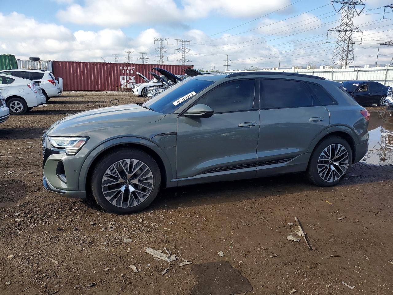 2024 Audi Q8 e-tron Prestige, VIN WA16AAGE8RB053054 — Вода / потоп