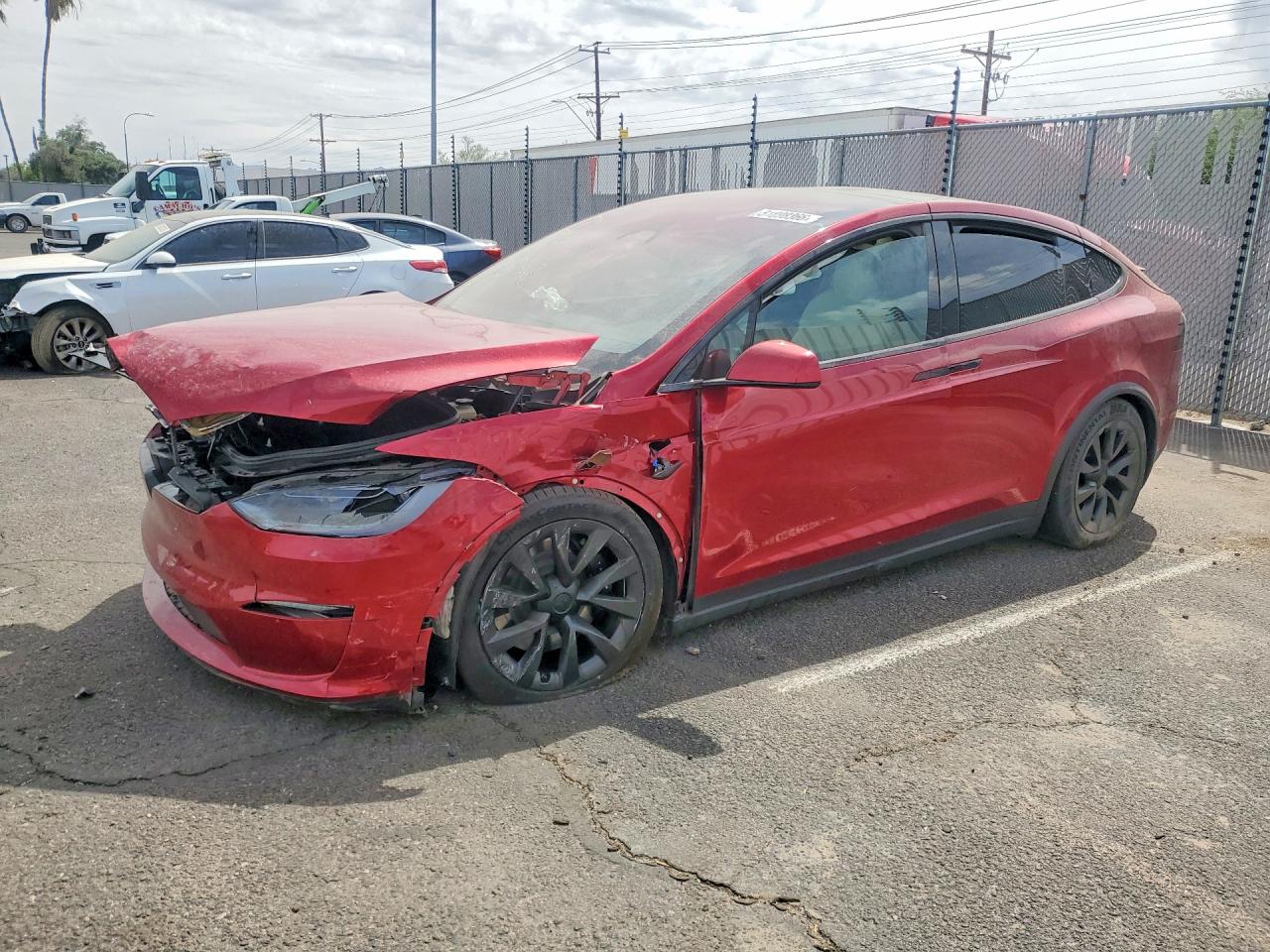 2025 Tesla Model X, VIN 7SAXCAE59SF471605 — Front end
