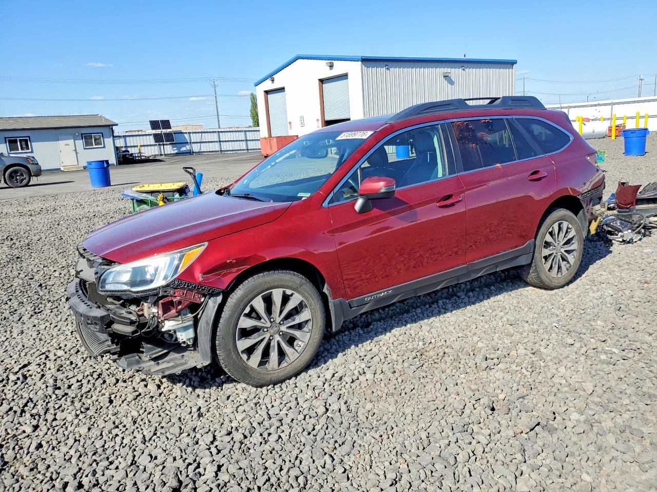 2016 Subaru Outback Limited, VIN 4S4BSENCXG3236338 — Front end
