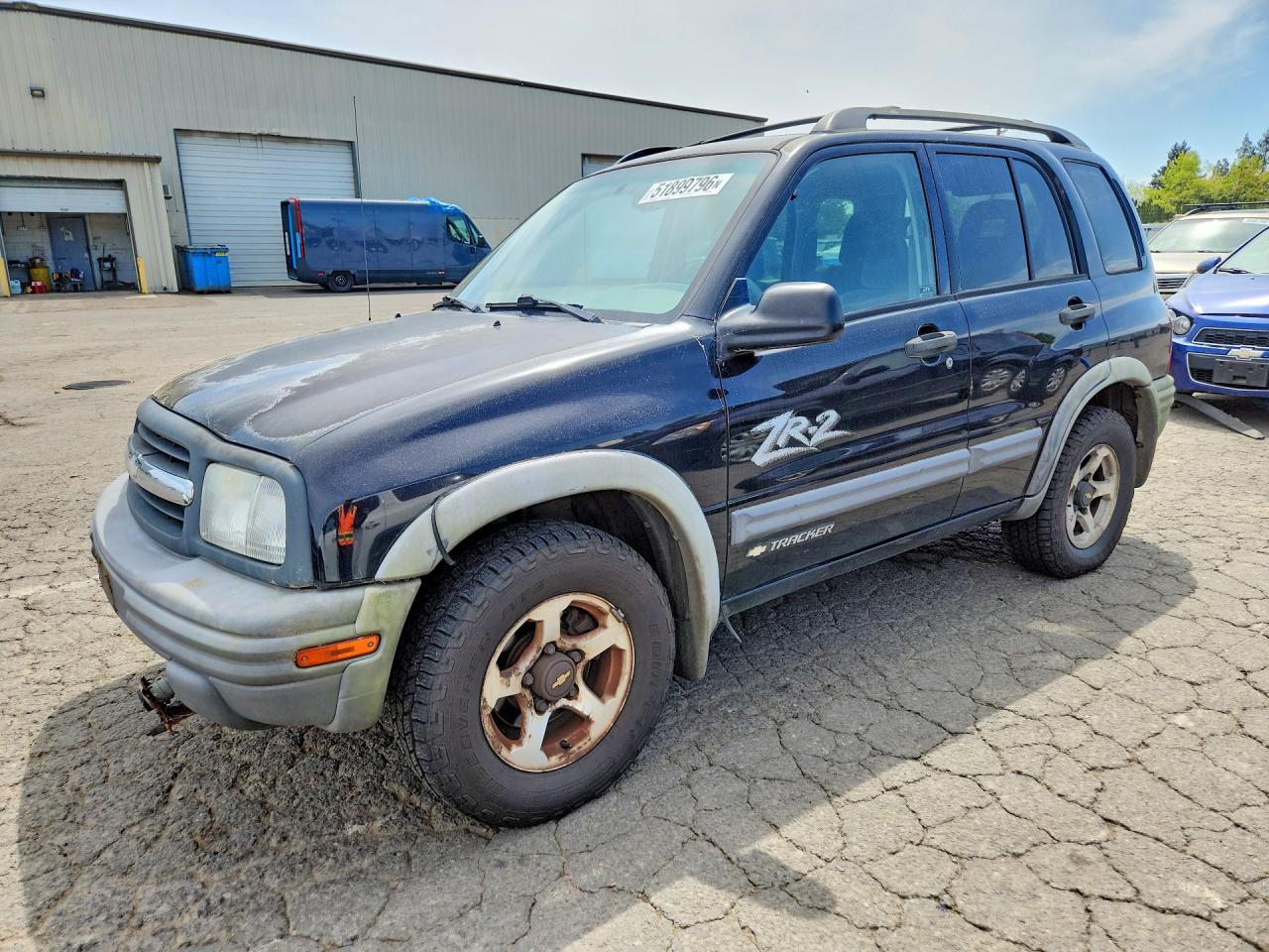 2002 Chevrolet Tracker ZR2, VIN 2CNBJ734526925683 — Minor dents and scratches