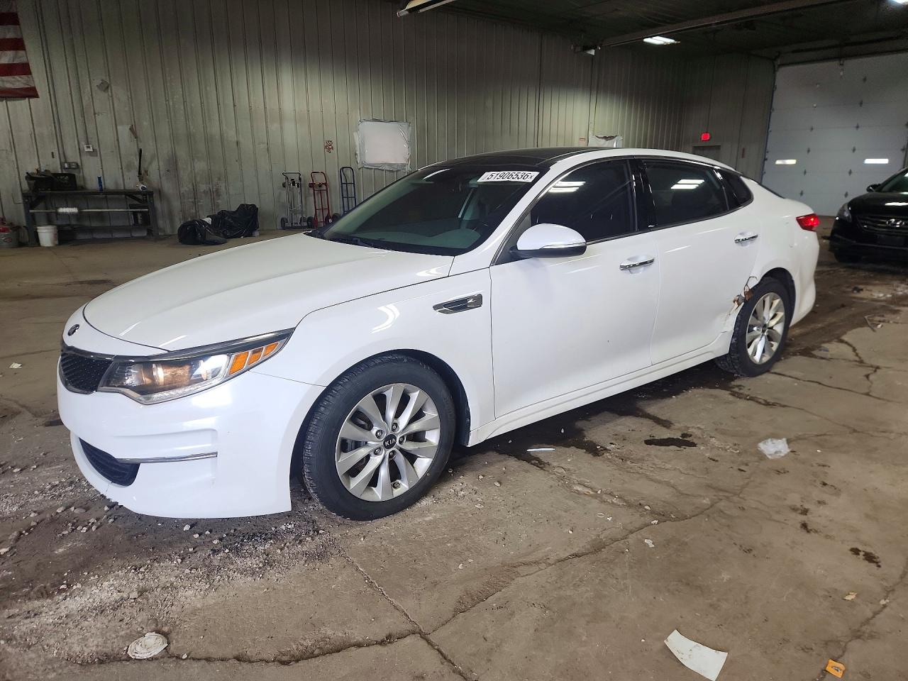 2016 Kia Optima EX, VIN 5XXGU4L30GG108479 — Water / flood