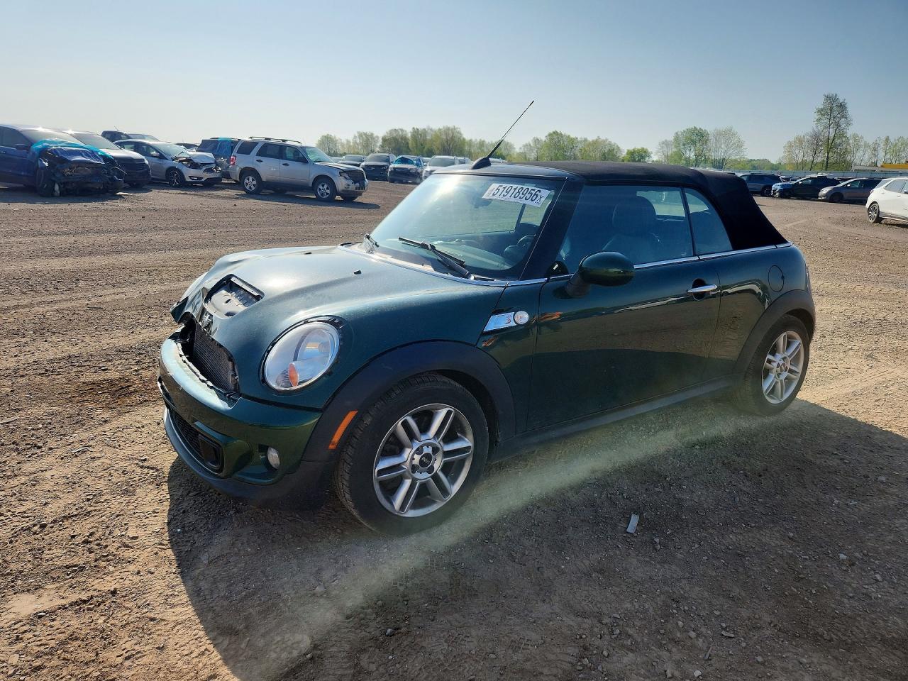 2012 MINI Convertible S, VIN WMWZP3C50CT296598 — Front end