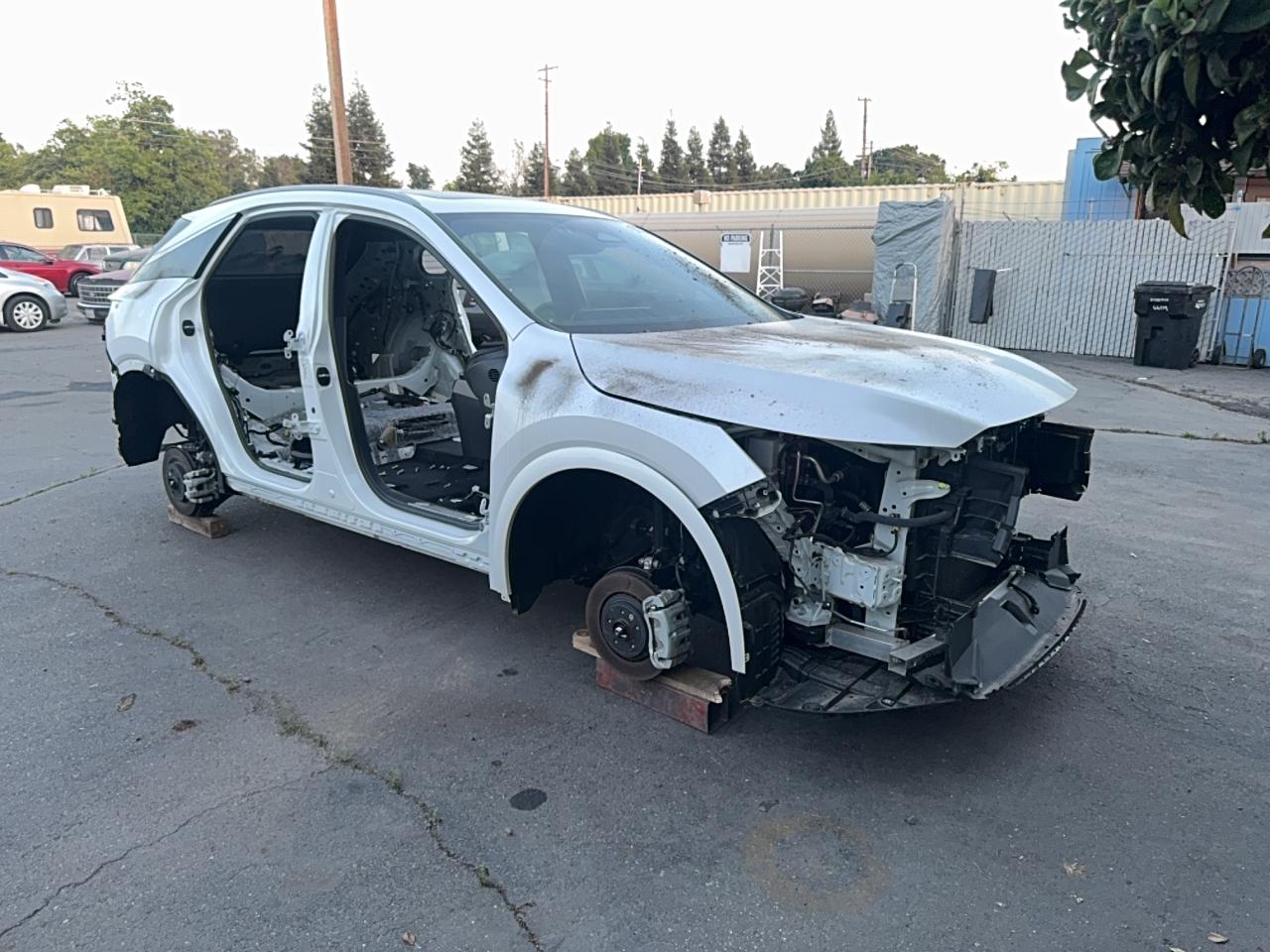 2025 Lexus RX 350h Premium, VIN 2T2BBMCA8SC087438 — Frame damage