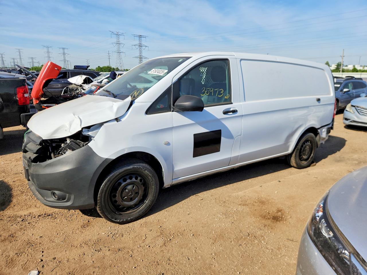 2023 Mercedes-Benz Metris Cargo, VIN W1YV0BEY5P4286555 — Front end