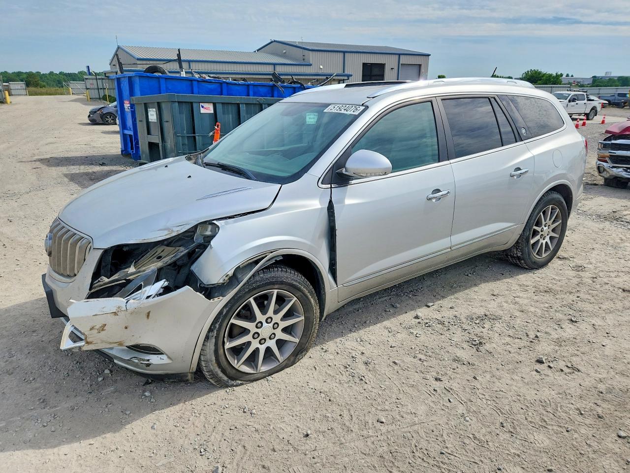 2014 Buick Enclave Leather, VIN 5GAKVBKD6EJ167441 — Front end